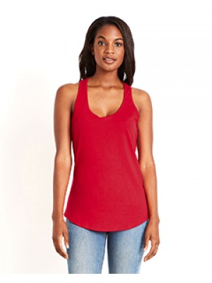 NEXT LEVEL 6338 WOMEN'S GATHERED RACERBACK TANK